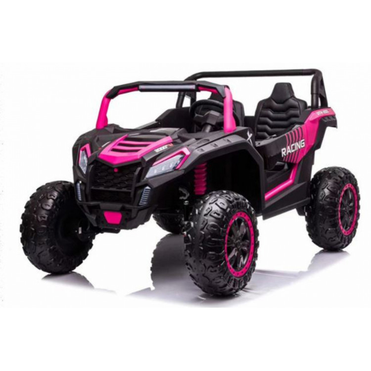 Elektrické autíčko Buggy ATV Racing Dvojmiestne!!! Ružova - 4 X 200 W - 24V7Ah